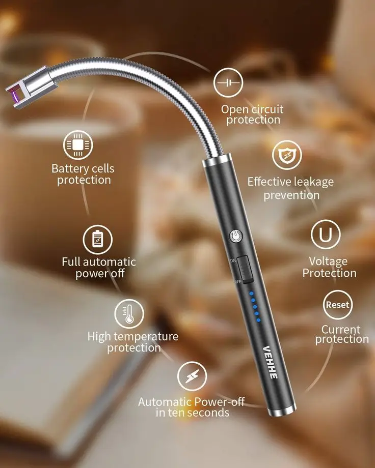 usb electric arc lighter | usb rechargeable flameless arc lighter – flexible