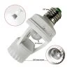 infrared motion sensor led lamp bulb holder | automatic on/off light control (ac 220v, 60w max)